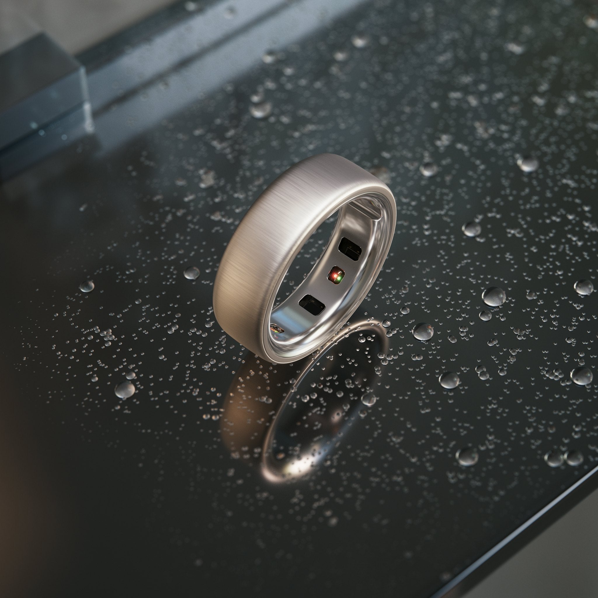Oura Ring 5 Prata Escovado